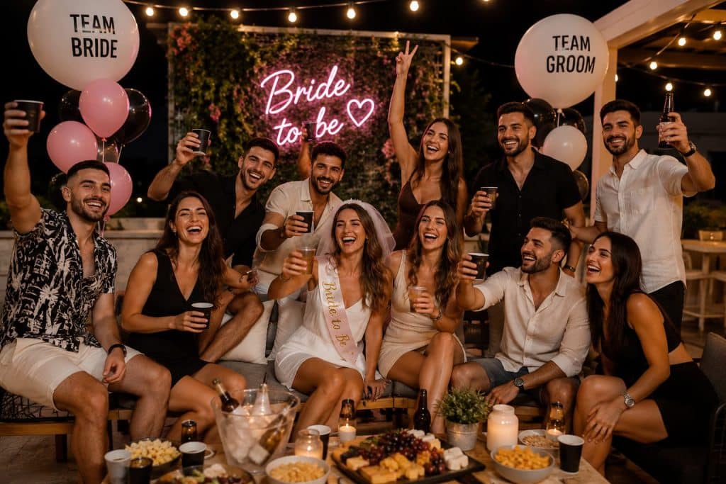 מסיבת רווקים ורווקות משותפת רעיונות לוילה, קריוקי, סדנאות, משחקים, יאכטה, יום בטבע וסוף שבוע מהנה לפני החתונה.