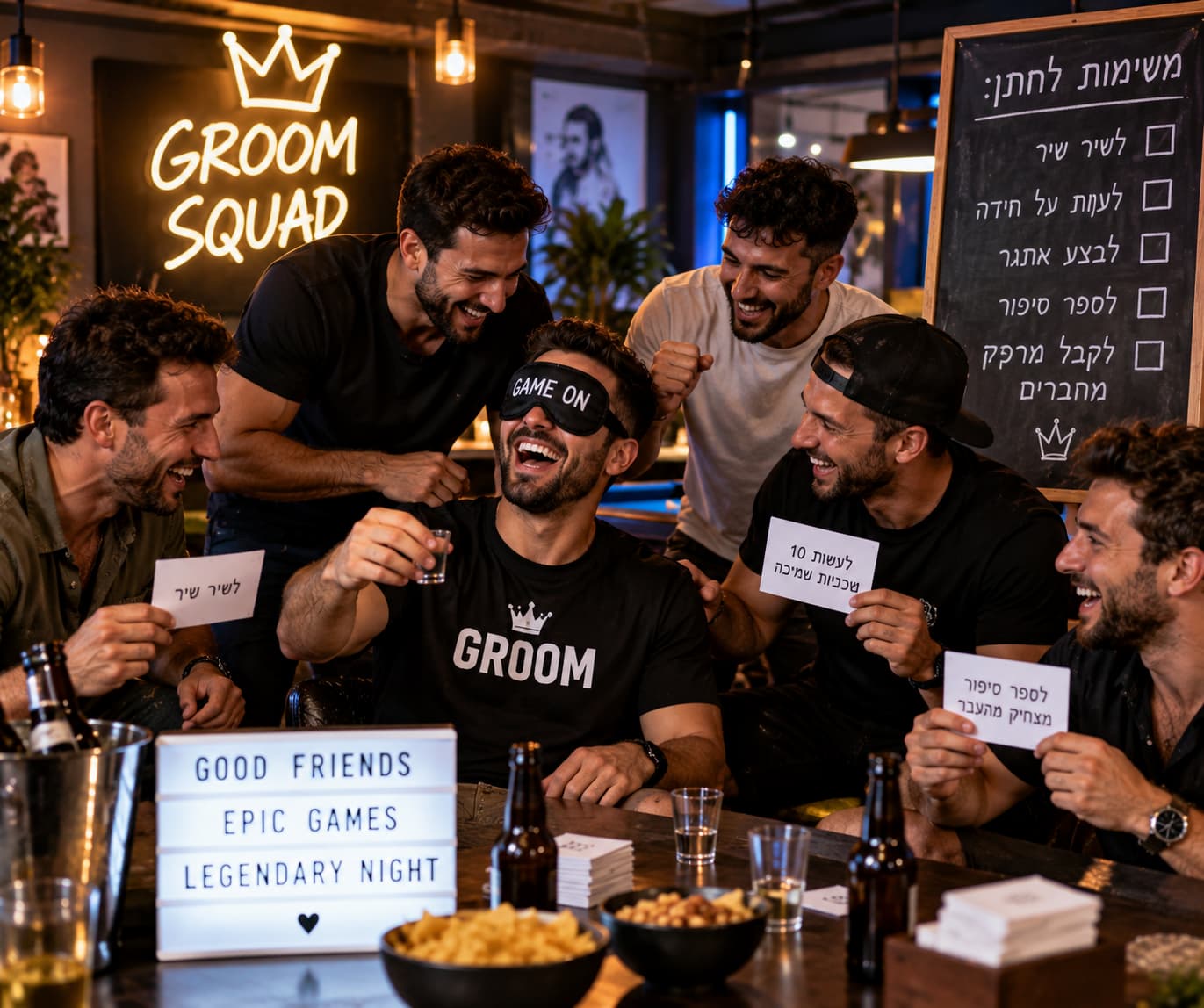 הפעלות למסיבת רווקים שיעשו את הערב הרבה יותר מעניין: משחקים על החתן, תחרויות, קארטינג, חדרי בריחה, סדנאות ופעילויות שמתאימות לכל החבורה.